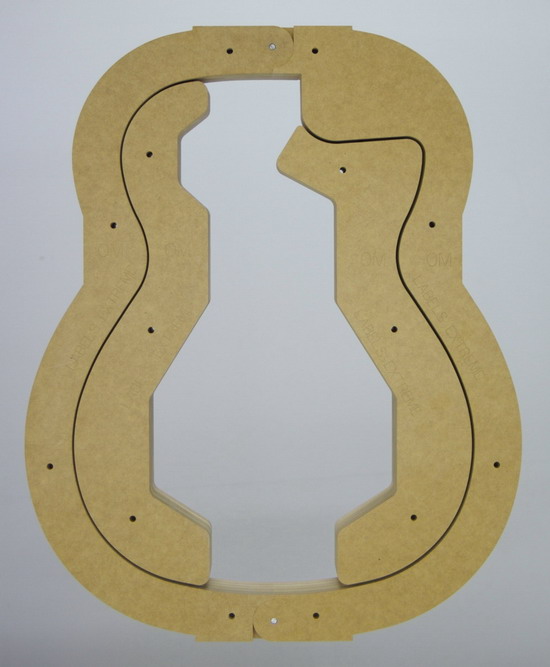 OM Guitar Form - 'Squared off' Cutaway